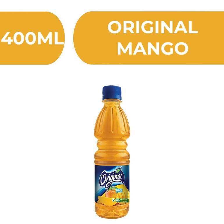 اورجنال بلاستيك نكهة مانجو 400مل*30قطعة