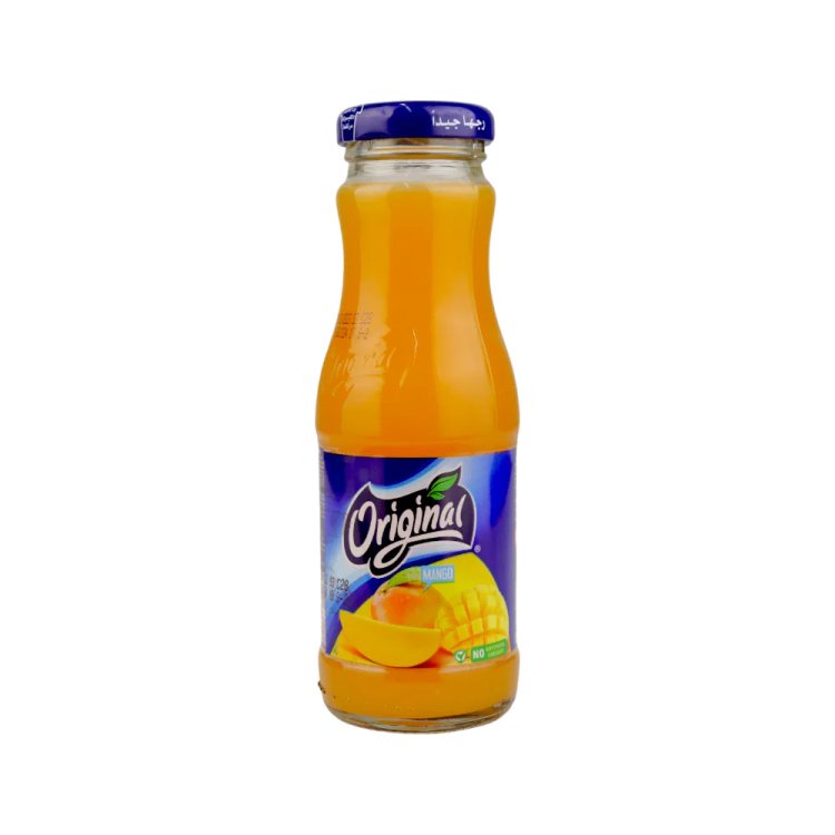 اورجنال زجاج نكهه مانجو 200مل 24 قطعة
