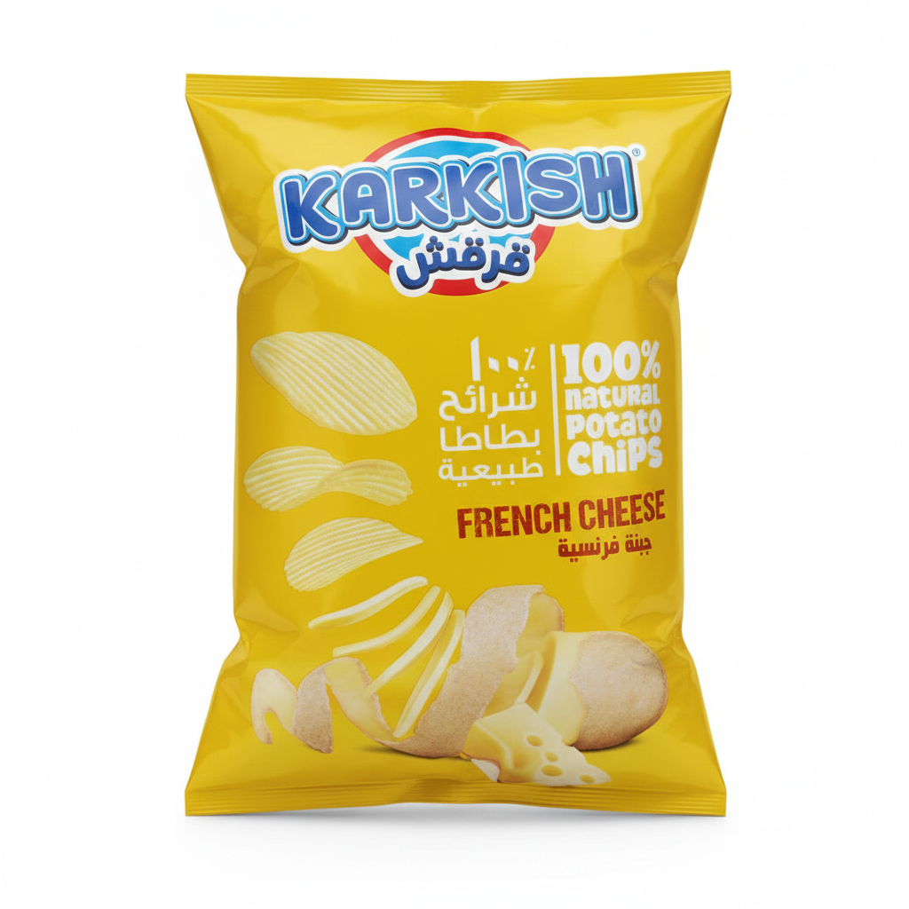 قرقش ٥٥غ نكهة جبنة فرنسية