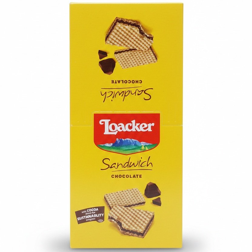 لواكر ساندويش ويفر نكهة شوكولا  25 قطعة