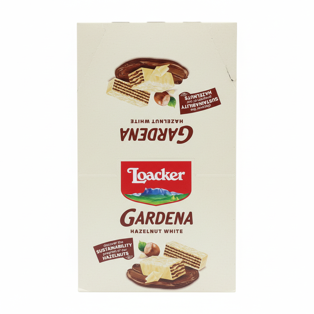 لواكر غاردينيا شوكولا بيضاء بالبندق 25 قطعة