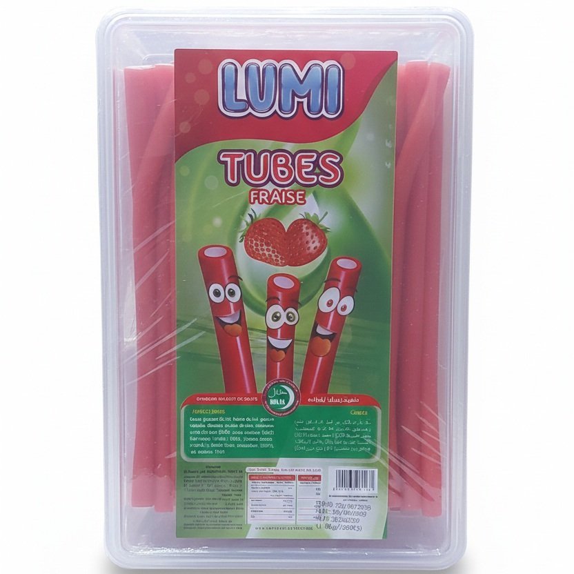 لومي تيب مغربي نكهة فراولة 1500غ 100 قطعة