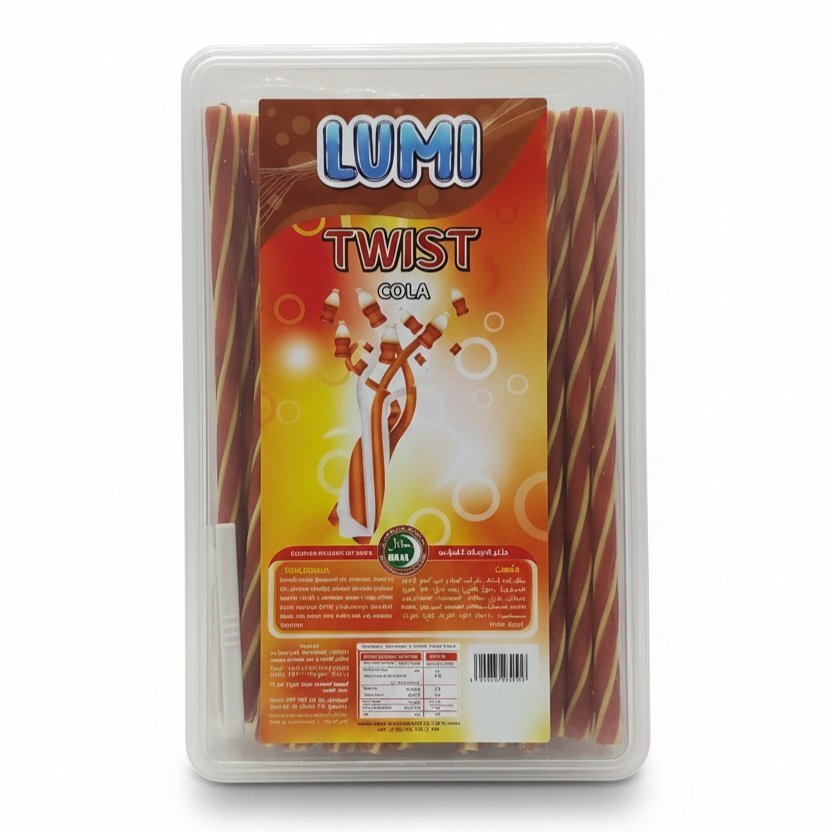 لومي تيب مغربي نكهة كولا 1500غ 100 قطعة
